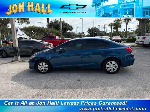 Dyno Blue Pearl 2012 Honda Civic LX