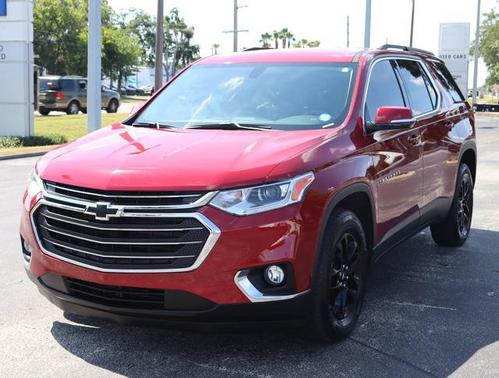 Cajun Red Tintcoat 2019 Chevrolet Traverse LT Cloth