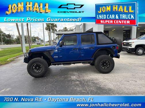 Ocean Blue Metallic Clearcoat 2020 Jeep Wrangler Unlimited Freedom 4x4