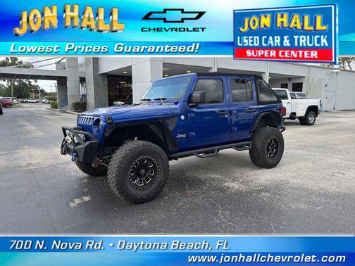 Ocean Blue Metallic Clearcoat 2020 Jeep Wrangler Unlimited Freedom 4x4