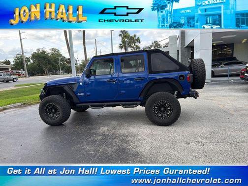 Ocean Blue Metallic Clearcoat 2020 Jeep Wrangler Unlimited Freedom 4x4
