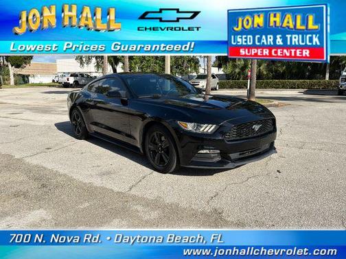 BLACK 2015 Ford Mustang V6
