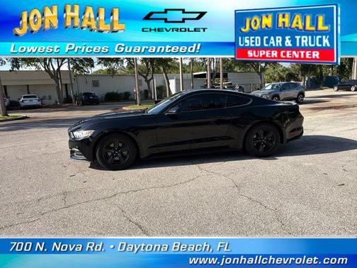 BLACK 2015 Ford Mustang V6