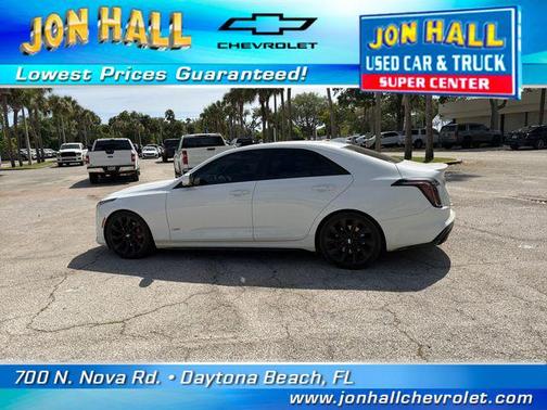 Summit White 2022 Cadillac CT4-V V-Series