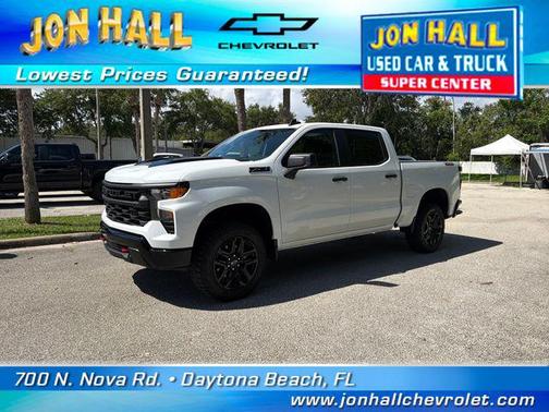Summit White 2026 Chevrolet Silverado 1500 Custom Trail Boss