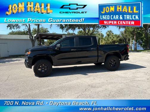 Black 2023 Chevrolet Silverado 1500 Custom Trail Boss