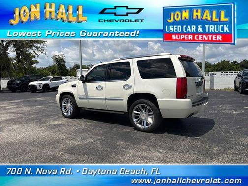 White Diamond Tricoat 2014 Cadillac Escalade Platinum Edition