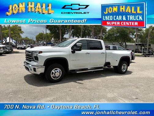 Summit White 2025 Chevrolet Silverado 3500 LTZ