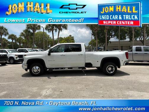 Summit White 2025 Chevrolet Silverado 3500 LTZ