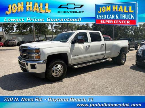 Summit White 2015 Chevrolet Silverado 3500 LTZ