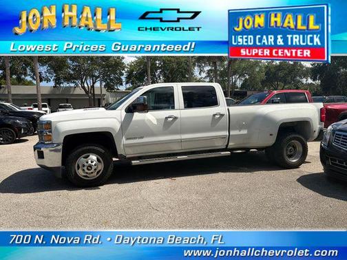 Summit White 2015 Chevrolet Silverado 3500 LTZ