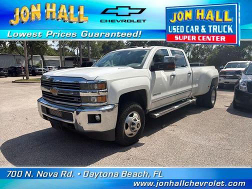 Summit White 2015 Chevrolet Silverado 3500 LTZ