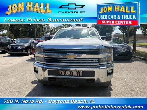 Summit White 2015 Chevrolet Silverado 3500 LTZ
