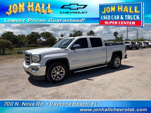 White Frost Tricoat 2017 GMC Sierra 1500 SLT