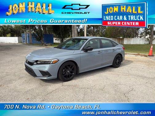Blue 2024 Honda Civic Sport