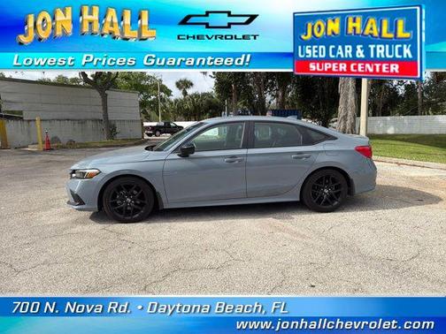 Blue 2024 Honda Civic Sport