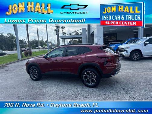 Crimson Metallic 2025 Chevrolet Trax LT