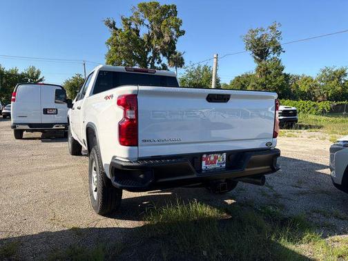 Summit White 2026 Chevrolet Silverado 3500 Crew Cab, Standard Bed, WT, 4WD