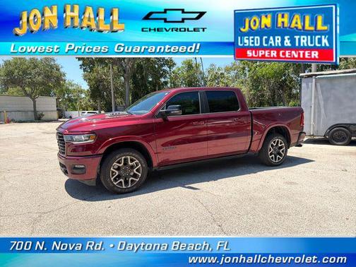 Delmonico Red Pearlcoat 2025 RAM 1500 Laramie