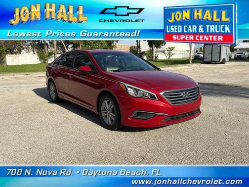 Scarlet Red 2017 Hyundai SONATA SE