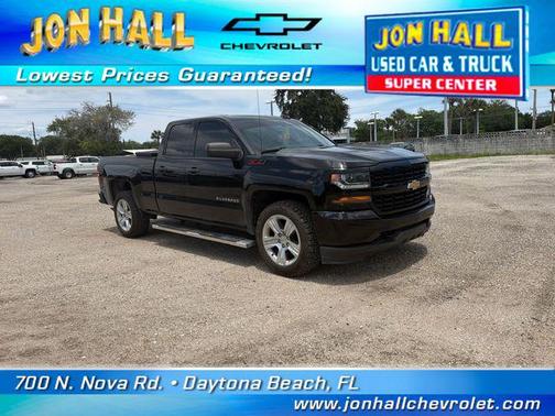 Black 2018 Chevrolet Silverado 1500 Custom