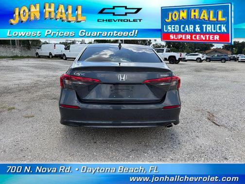 Gray 2022 Honda Civic Sport