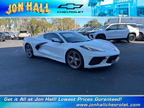 Arctic White 2026 Chevrolet Corvette Stingray w/1LT