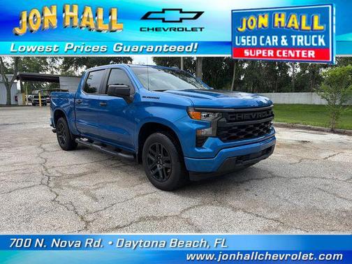 Glacier Blue Metallic 2024 Chevrolet Silverado 1500 Custom