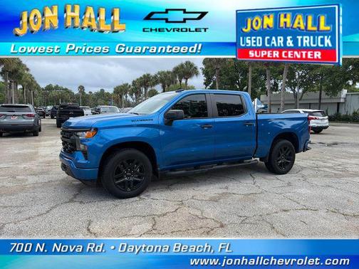 Glacier Blue Metallic 2024 Chevrolet Silverado 1500 Custom