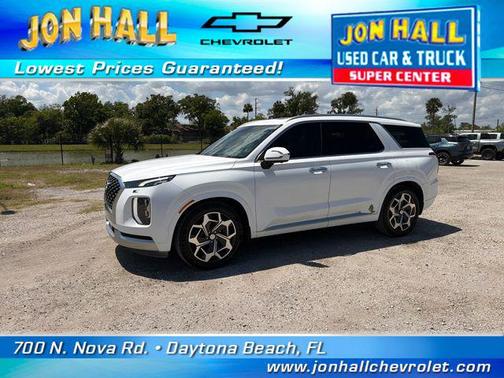 Hyper White 2021 Hyundai PALISADE Calligraphy