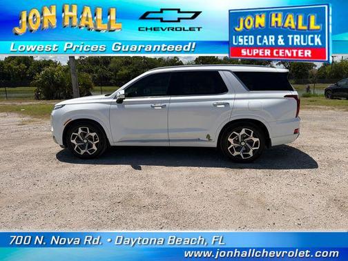 Hyper White 2021 Hyundai PALISADE Calligraphy