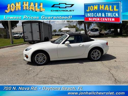 Crystal White Pearl 2015 Mazda MX-5 Miata Sport