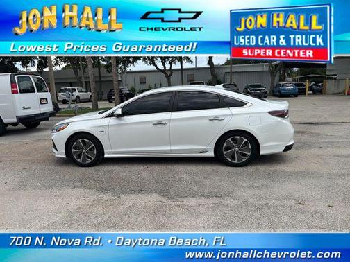 Hyper White 2019 Hyundai Sonata Plug-In Hybrid Base