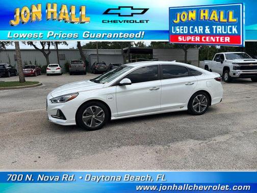 Hyper White 2019 Hyundai Sonata Plug-In Hybrid Base