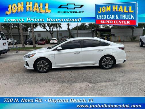 Hyper White 2019 Hyundai Sonata Plug-In Hybrid Base