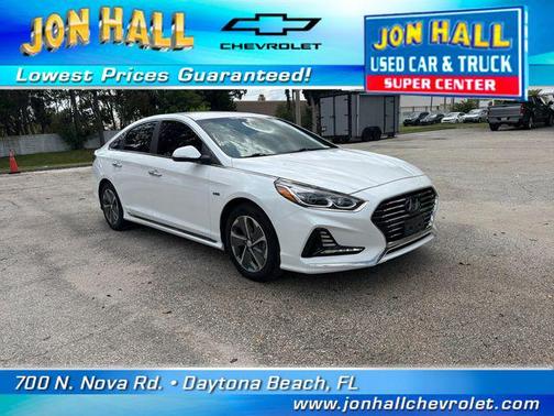 Hyper White 2019 Hyundai Sonata Plug-In Hybrid Base