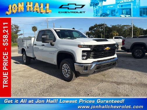 Summit White 2026 Chevrolet Silverado 2500 Double Cab, Long Bed, WT, 4WD