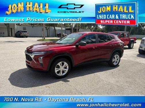 Crimson Metallic 2024 Chevrolet Trax LS