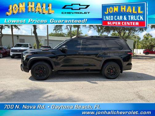 Midnight Black Metallic 2025 Toyota Sequoia TRD Pro