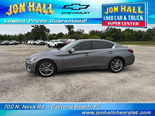 Graphite Shadow 2018 INFINITI Q50 3.0t LUXE