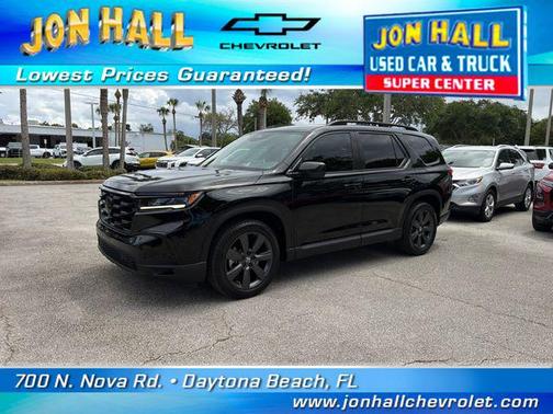 Crystal Black Pearl 2025 Honda Pilot Sport