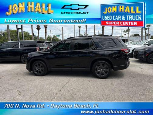 Crystal Black Pearl 2025 Honda Pilot Sport