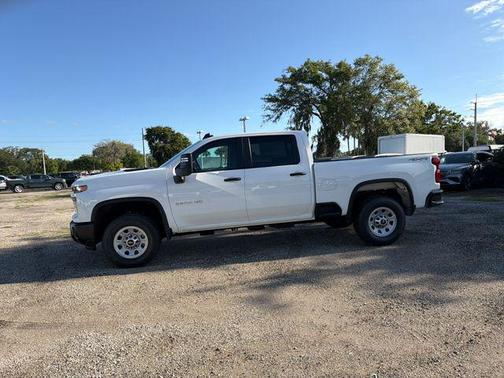 Summit White 2026 Chevrolet Silverado 3500 Crew Cab, Standard Bed, WT, 4WD