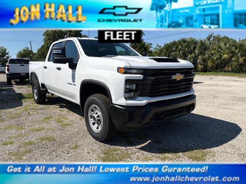 Summit White 2026 Chevrolet Silverado 3500 Crew Cab, Standard Bed, WT, 4WD