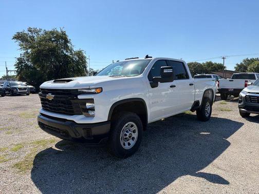 Summit White 2026 Chevrolet Silverado 3500 Crew Cab, Standard Bed, WT, 4WD