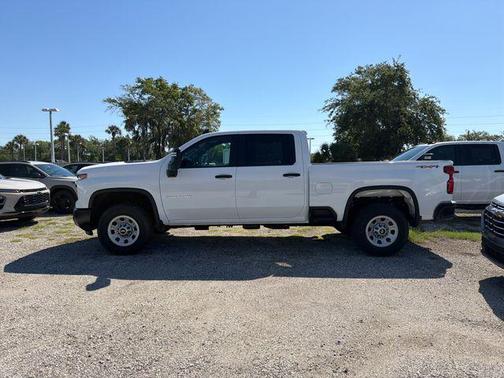 Summit White 2026 Chevrolet Silverado 3500 Crew Cab, Standard Bed, WT, 4WD