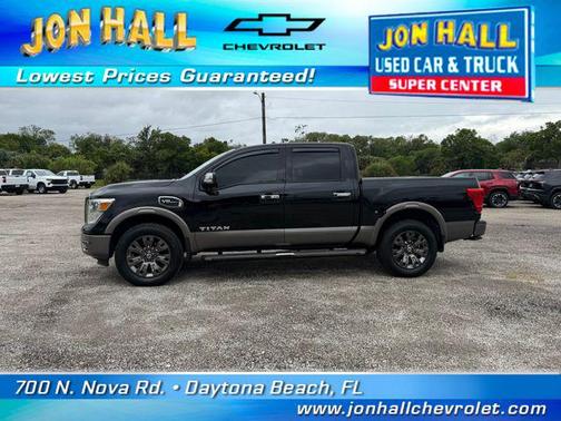 Magnetic Black 2017 Nissan Titan Platinum Reserve