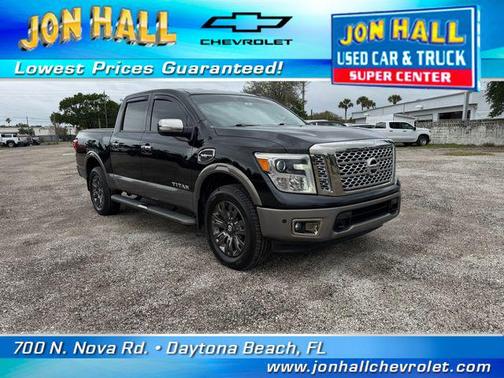 Magnetic Black 2017 Nissan Titan Platinum Reserve