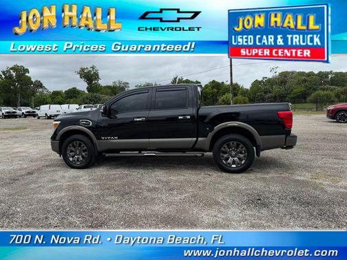 Magnetic Black 2017 Nissan Titan Platinum Reserve