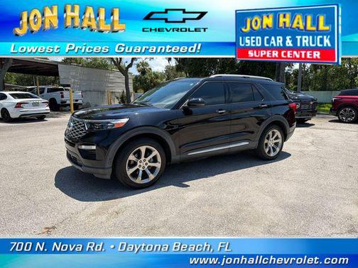 Black 2020 Ford Explorer Platinum